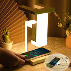 Floating Lamp with Wireless Charger | Levitating LED Desk Lamp & Qi Phone Charger