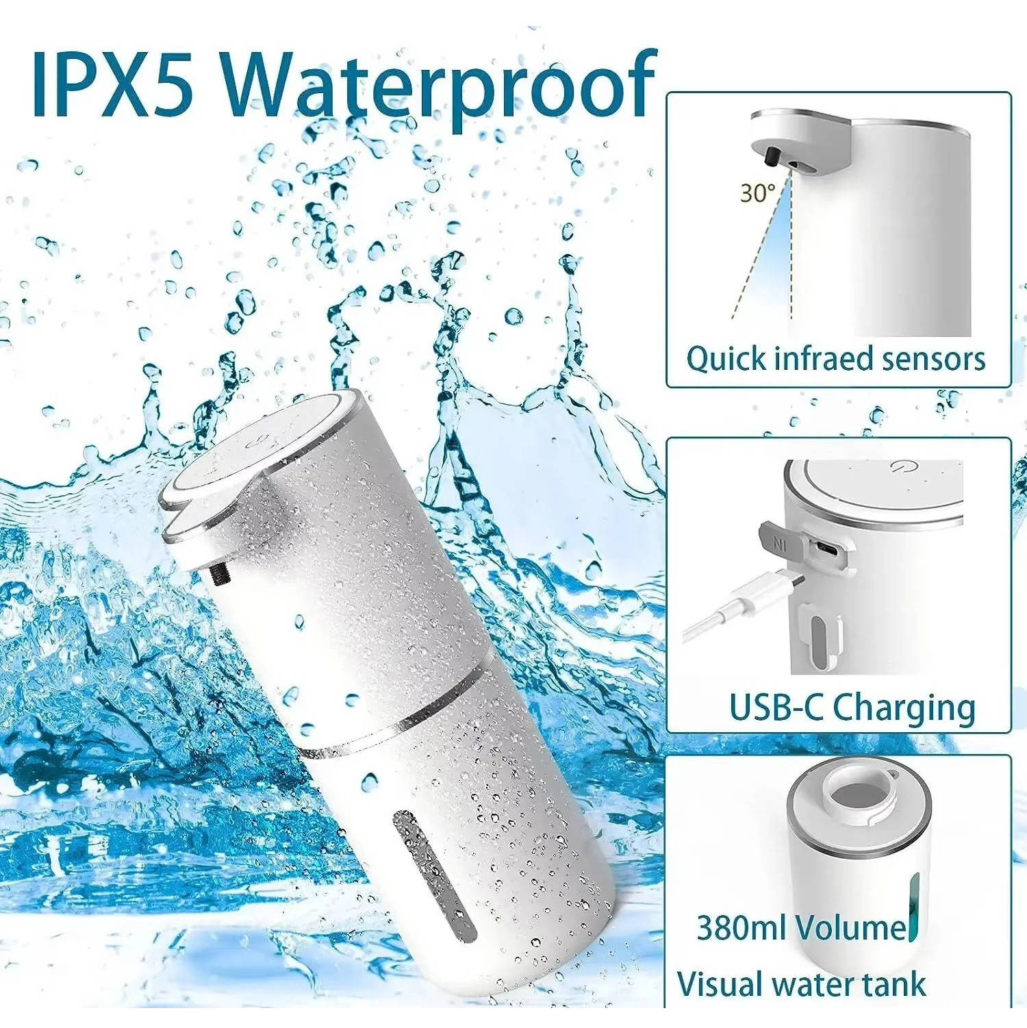 Automatic Soap Dispenser Touchless | Practical, Beautiful & Built to Last — The Smart Choice for Any Home