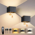 Indoor Wall Light with Motion Sensor & Remote Control | Wireless LED Wall Lamp — No Wiring Needed