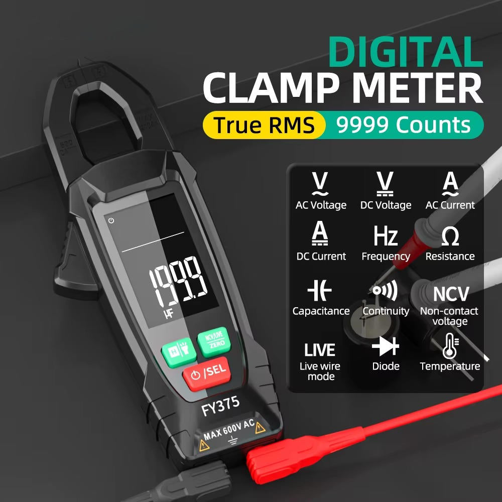 AC DC Clamp Electric Meter | Professional-Grade Tool Built for Precision, Durability & Reliability