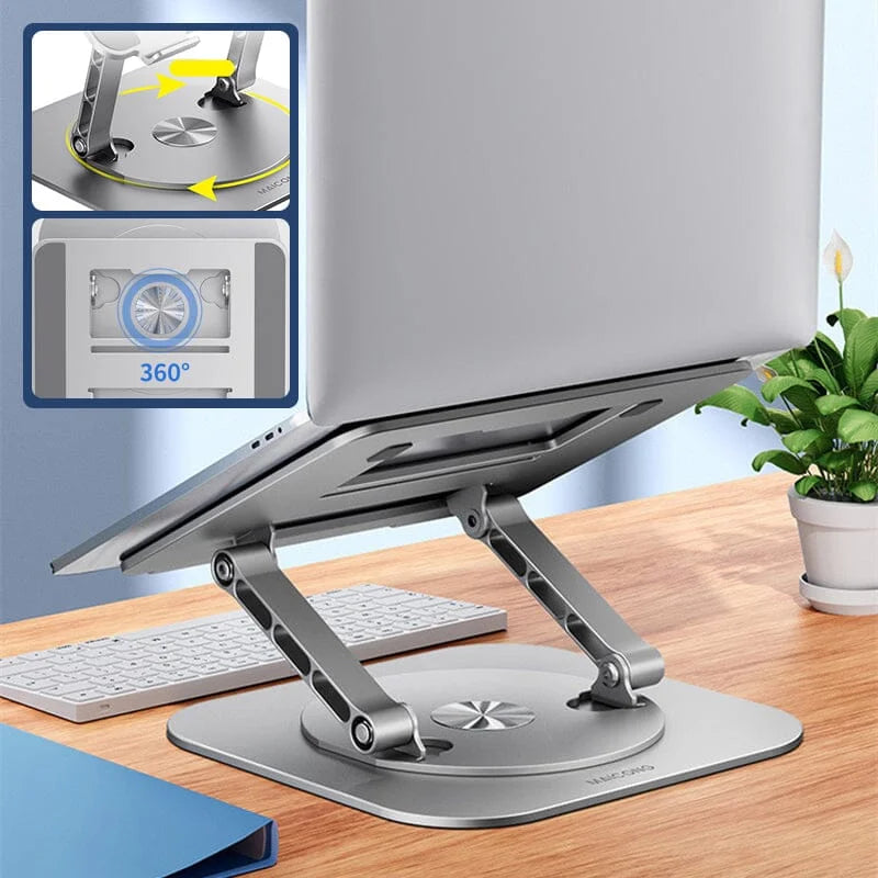 Laptop Stand Aluminum Alloy 360 Degree Rotating Bracket | High-Performance Tech Built for Modern, Busy, On-the-Go Lifestyles