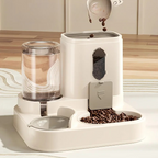 2 in 1 Dog and Cat Feeder with Water Dispenser | Designed for Happy, Healthy, Well-Loved Pets of Every Breed