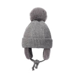 Kids Knit Beanie with Earflaps | Warm Winter Hat for Toddlers & Children