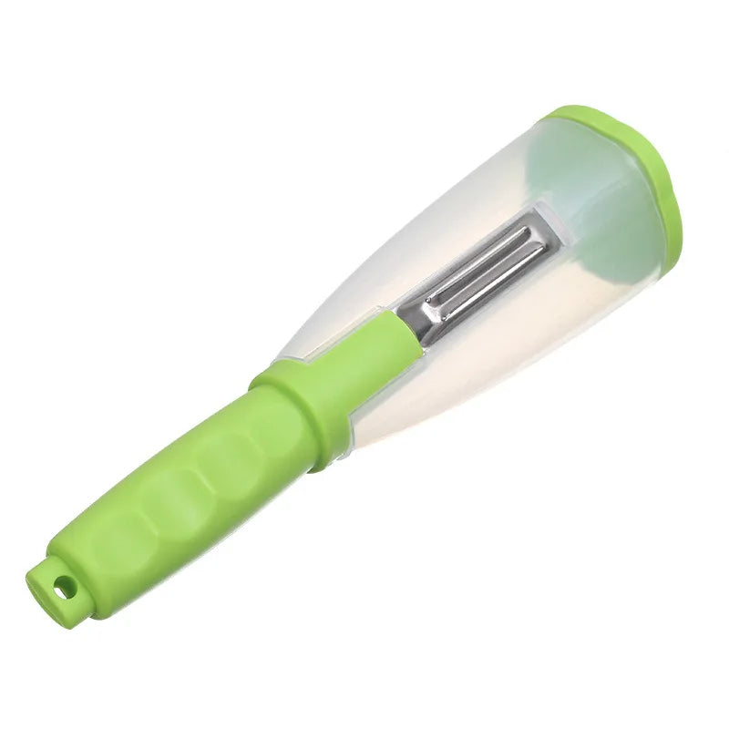 Multifunction Apple and Vegetable Peeler with Storage Tube | Every Home Cook Needs This — Save Time, Reduce Effort, Eat Better