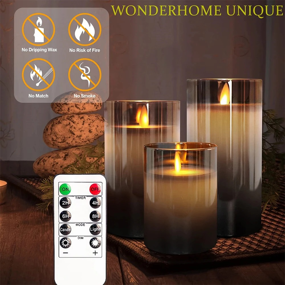 Realistic Flameless Candles With Remote | Stylish Home Essential That Transforms & Elevates Your Living Space