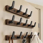 Minimalist Wall-Mounted Coat Hook with Wood & Metal Coat Holder | Timeless Style Meets Contemporary Design — Love It From the First Wear