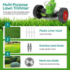 Powerful Electric Battery Operated Cordless Grass Trimmer | Hardy, Weather-Resistant & Beautifully Designed for Your Outdoor Space
