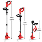 Powerful Electric Battery Operated Cordless Grass Trimmer | Hardy, Weather-Resistant & Beautifully Designed for Your Outdoor Space