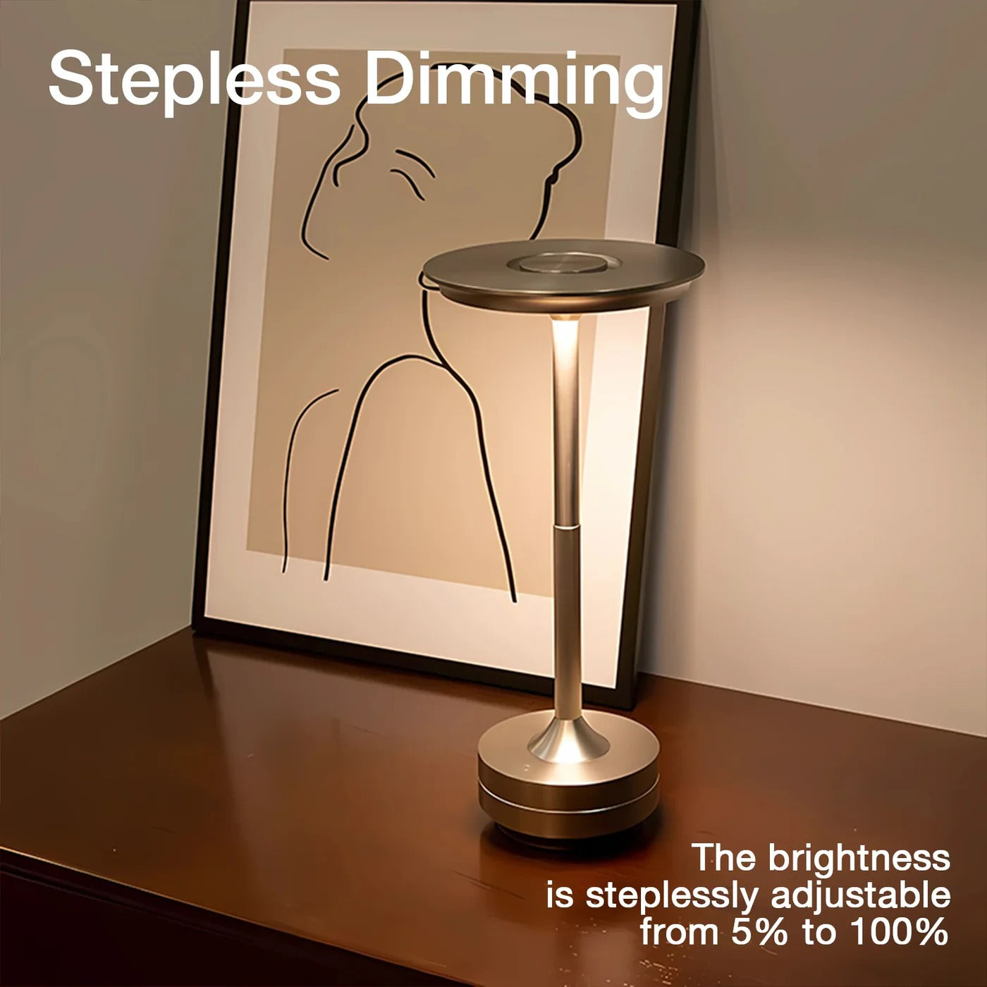 Cordless Table Lamp with Touch Control & Modern Nordic Design | Intelligent Design Meets Reliable, Long-Lasting Everyday Performance