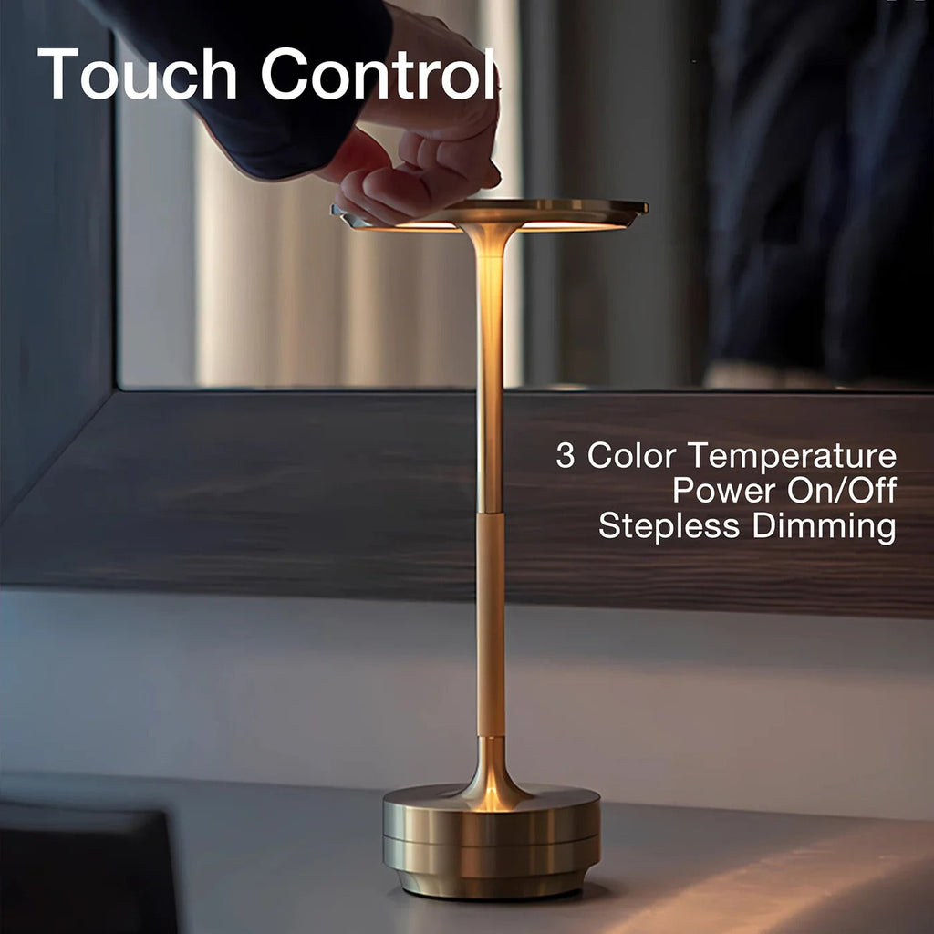 Cordless Table Lamp with Touch Control & Modern Nordic Design | Intelligent Design Meets Reliable, Long-Lasting Everyday Performance