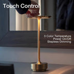Cordless Table Lamp with Touch Control & Modern Nordic Design | Intelligent Design Meets Reliable, Long-Lasting Everyday Performance