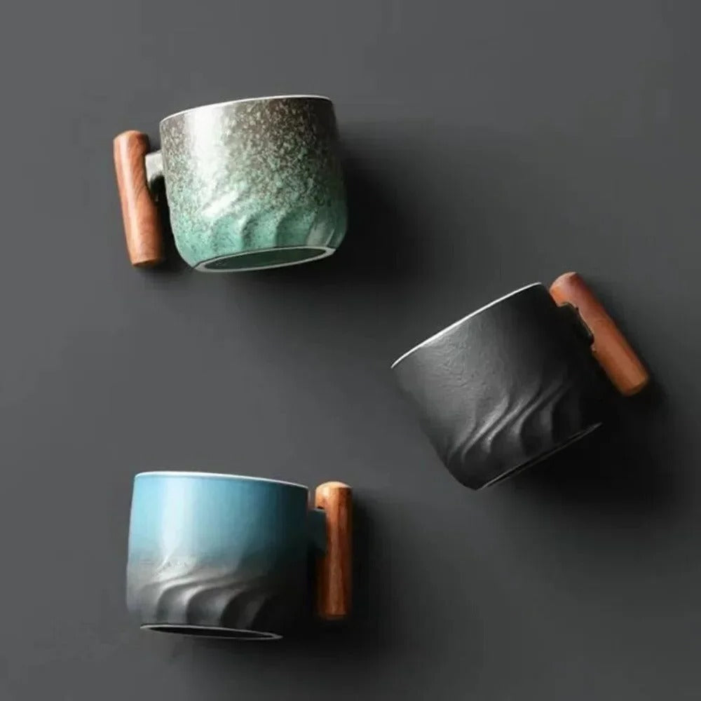 Vintage Espresso Cups With Wooden Handle | Built for Busy Kitchens — Durable, Efficient & Incredibly Easy to Clean