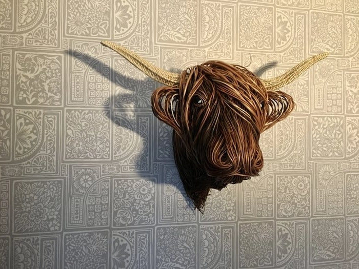Wall-Mounted Cow Sculpture | Effortlessly Functional Home Essential for Clean, Organised Living