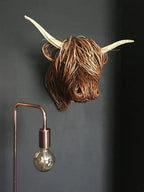 Wall-Mounted Cow Sculpture | Effortlessly Functional Home Essential for Clean, Organised Living