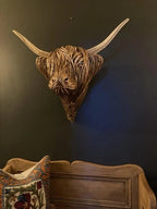 Wall-Mounted Cow Sculpture | Effortlessly Functional Home Essential for Clean, Organised Living