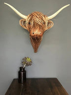 Wall-Mounted Cow Sculpture | Effortlessly Functional Home Essential for Clean, Organised Living