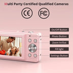 Compact Digital Camera with Retro Design | Practical, Durable & Designed to Make Everyday Life Easier