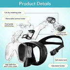 Snorkeling Mask with Dry Top System | On-Trend, Comfortable Design Built for All-Day Wear & Confident Style