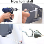 Retractable Washing Line with Swivel Wall Mount | Practical, Beautiful & Built to Last — The Smart Choice for Any Home