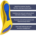 Orthopedic Insoles for Targeted Foot Support | Ergonomic Design for Targeted Relief, Improved Comfort & Mobility