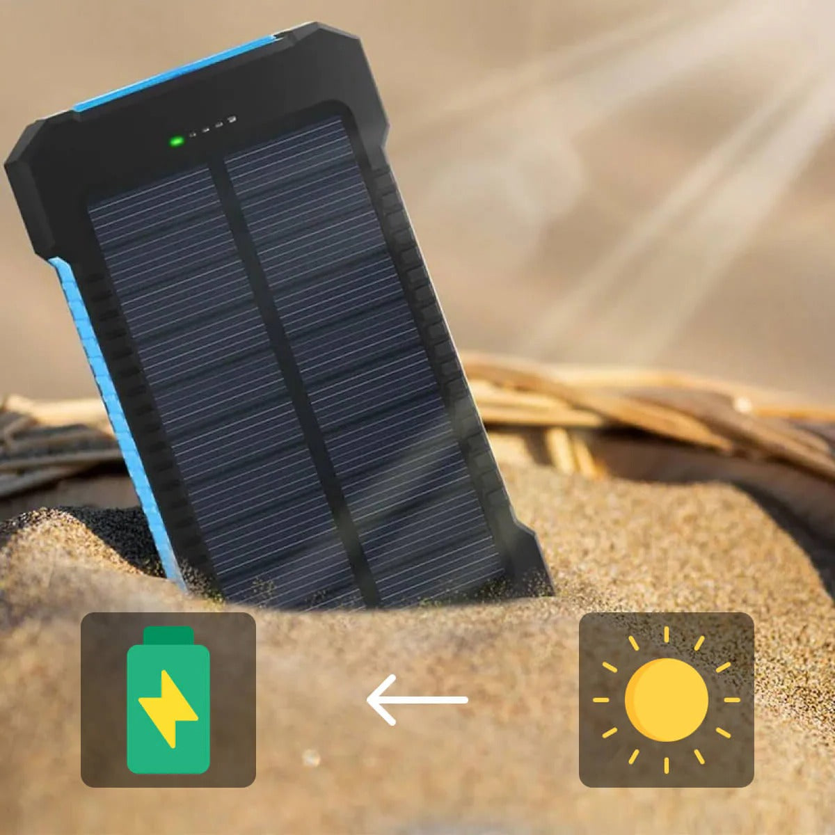 Solar Charger Waterproof Power Bank | Premium Outdoor Essential for Garden Lovers — Built to Last Outdoors