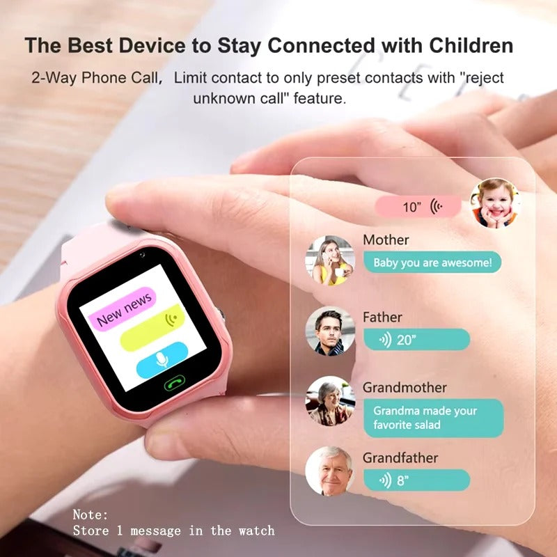 Kids Smart Watch GPS Tracker | Fun & Educational Toy for Curious, Creative, Confident Kids