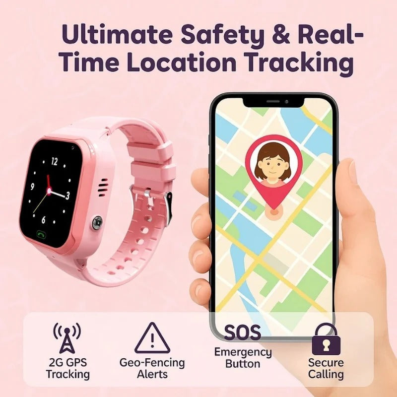 Kids Smart Watch GPS Tracker | Fun & Educational Toy for Curious, Creative, Confident Kids