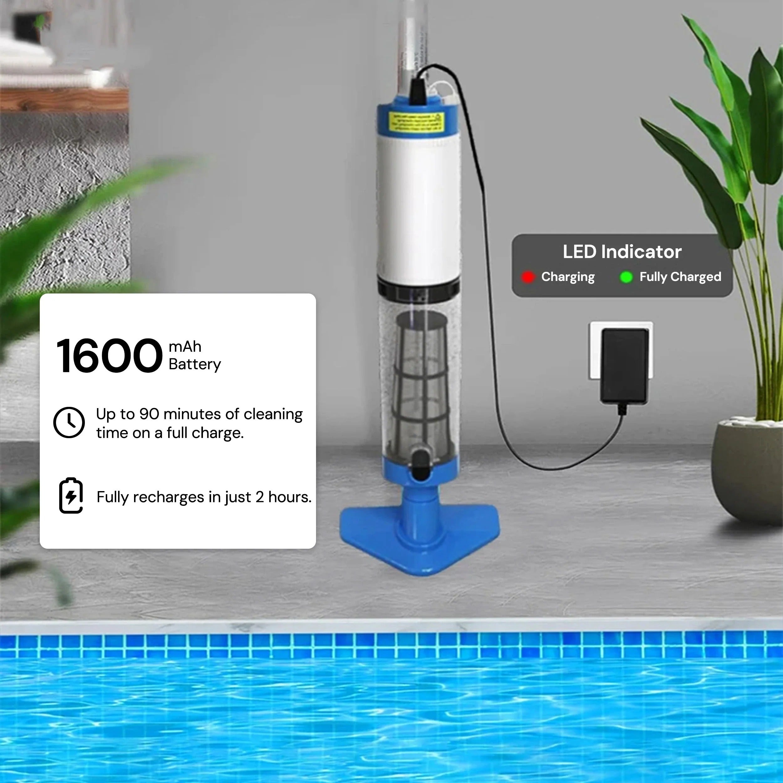 Cordless Pool Cleaner | High-Performance Tech Built for Modern, Busy, On-the-Go Lifestyles
