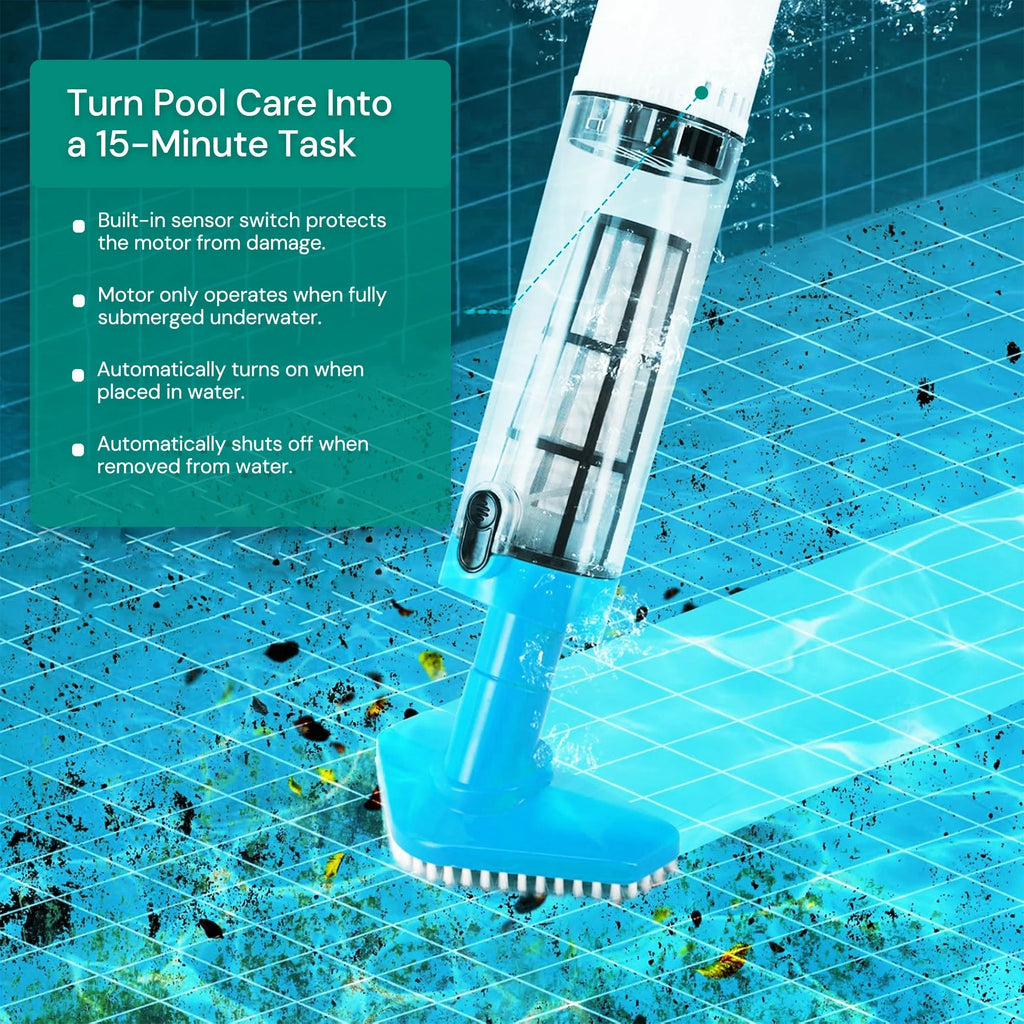 Cordless Pool Cleaner | High-Performance Tech Built for Modern, Busy, On-the-Go Lifestyles