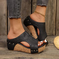 Women’s Studded Wedge Sandals | Lightweight, Breathable Footwear Built for All-Day Everyday Wear