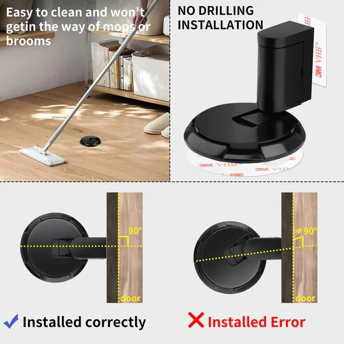 Heavy Duty Adjustable Door Stopper | Effortlessly Functional Home Essential for Clean, Organised Living