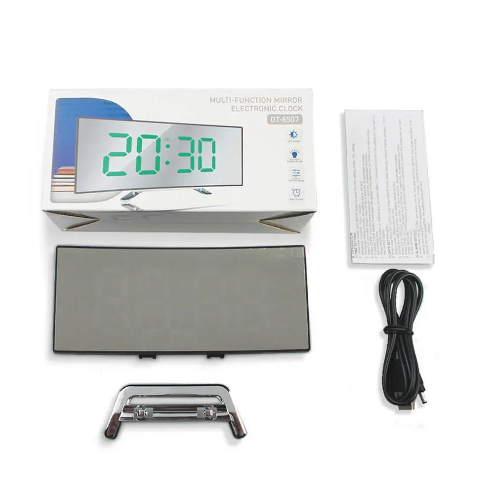 Modern Curved LED Digital Clock | Quality Home Accessory Built to Look Great & Last for Years