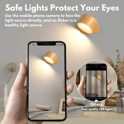 Rechargeable Wall Light with 360° Rotation | Compact, Powerful & Ready to Go — Premium Tech at Outstanding Value