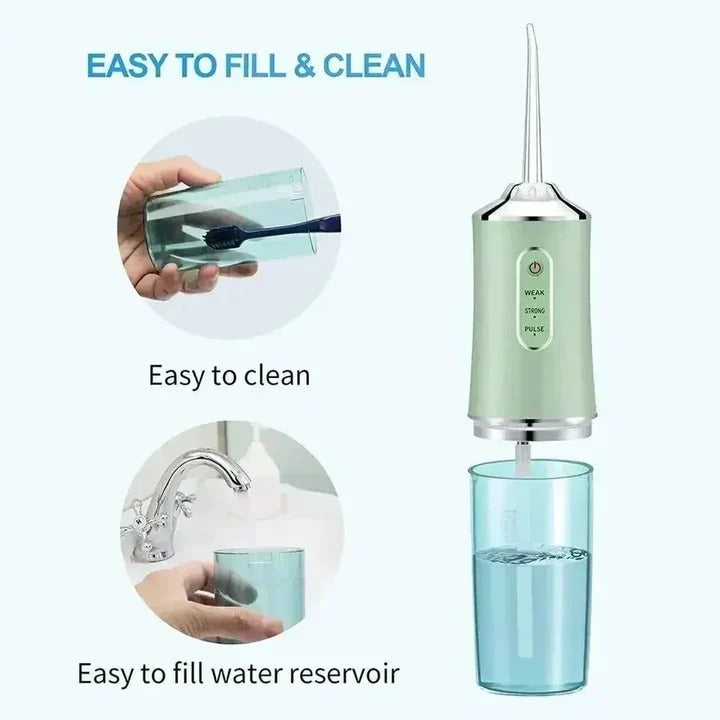 Rechargeable Water Flosser | Targeted Therapy for Faster Recovery, Less Pain & Better Quality of Life