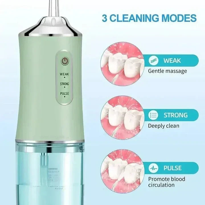 Rechargeable Water Flosser | Targeted Therapy for Faster Recovery, Less Pain & Better Quality of Life