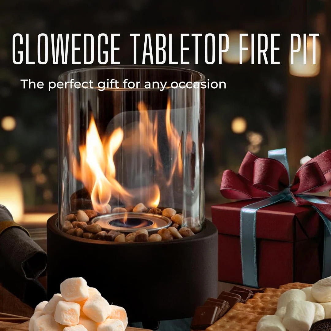 Portable Glass Tabletop Fireplace | Practical, Beautiful & Built to Last — The Smart Choice for Any Home