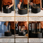 Portable Glass Tabletop Fireplace | Practical, Beautiful & Built to Last — The Smart Choice for Any Home