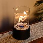 Portable Glass Tabletop Fireplace | Practical, Beautiful & Built to Last — The Smart Choice for Any Home