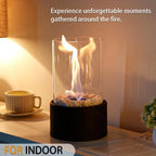 Portable Glass Tabletop Fireplace | Practical, Beautiful & Built to Last — The Smart Choice for Any Home