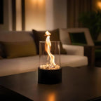 Portable Glass Tabletop Fireplace | Practical, Beautiful & Built to Last — The Smart Choice for Any Home