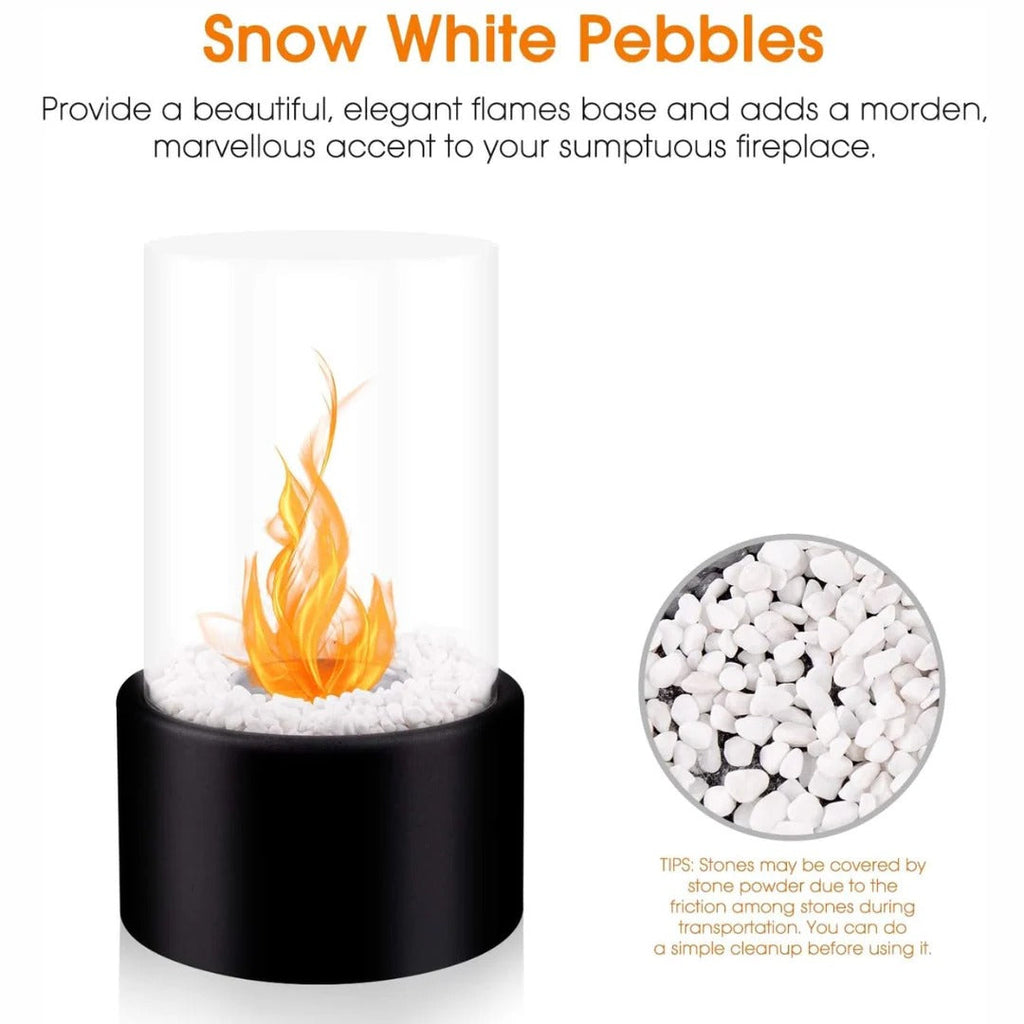 Portable Glass Tabletop Fireplace | Practical, Beautiful & Built to Last — The Smart Choice for Any Home
