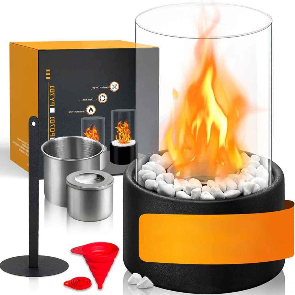 Portable Glass Tabletop Fireplace | Practical, Beautiful & Built to Last — The Smart Choice for Any Home