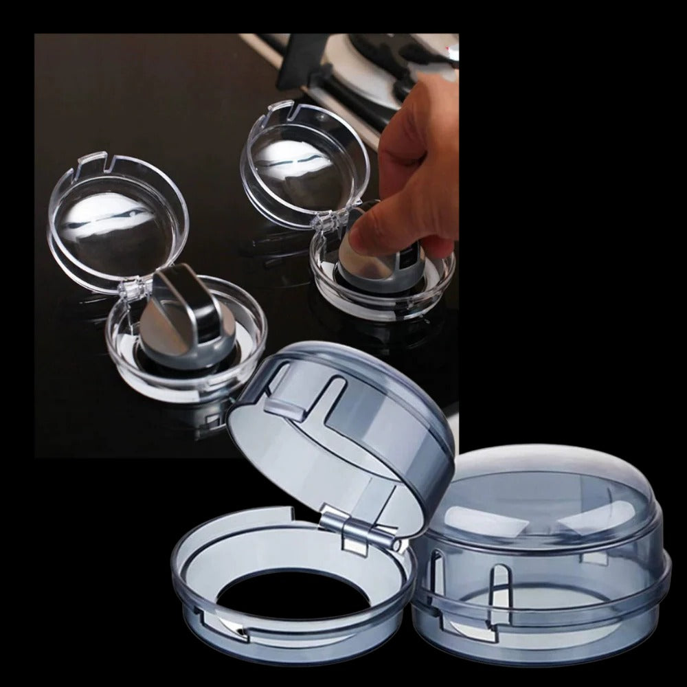 Gas Stove Knob Protector Set | Effortlessly Functional Home Essential for Clean, Organised Living