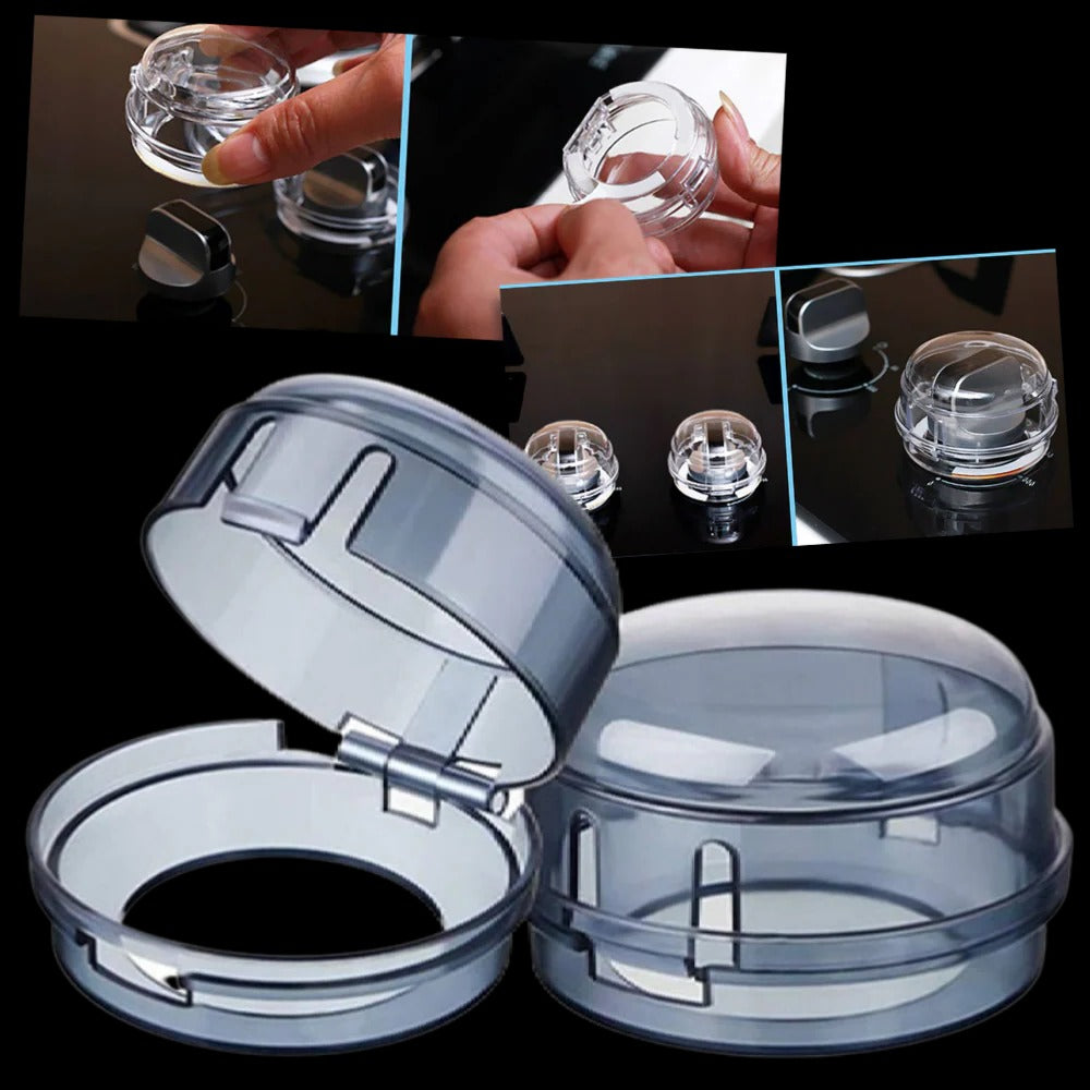 Gas Stove Knob Protector Set | Effortlessly Functional Home Essential for Clean, Organised Living