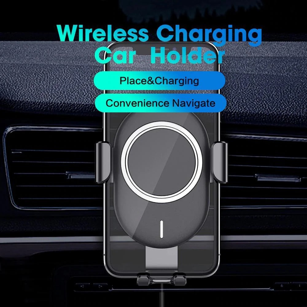 Auto Clamping Wireless Car Charger | Smart Car Essential for a Cleaner, Safer & More Comfortable Drive