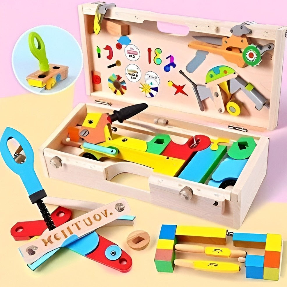 Toolbox Set for Children | Award-Winning Toy Design for Kids Who Love to Learn, Build & Play