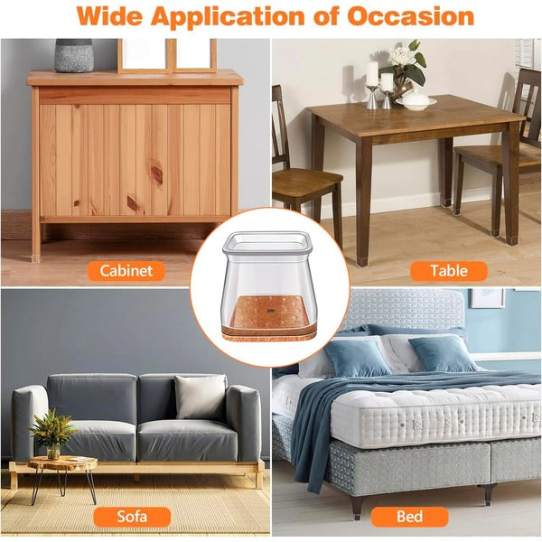 Square Chair Leg Floor Protectors | Style and Practicality Finally Together — The Modern Home Essential