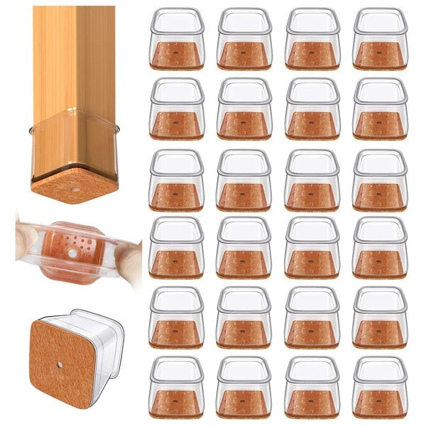 Square Chair Leg Floor Protectors | Style and Practicality Finally Together — The Modern Home Essential