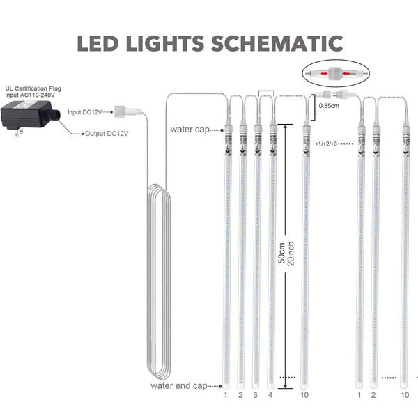 LED Dripping Icicle Lights | The Perfect Seasonal Touch for Your Home — or as a Thoughtful Gift