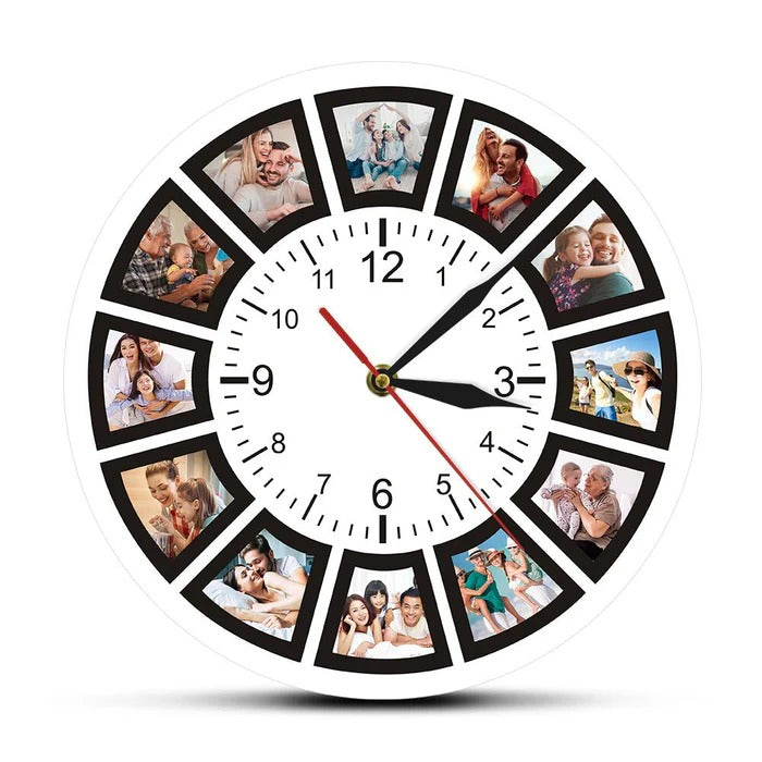 Personalized Wall Clock | Compact, Stylish & Incredibly Useful — An Everyday Home Must-Have